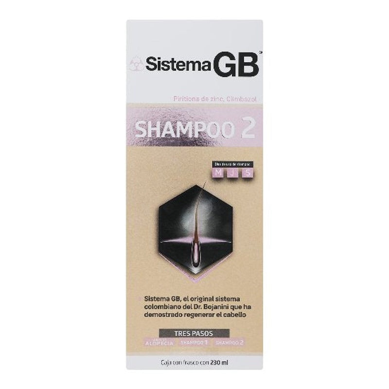 Shampoo Sistema Gb Dos Mujer 230 Ml