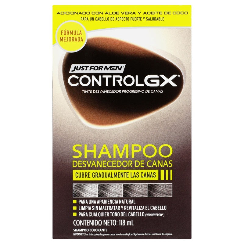 Shampoo Tin Just For Men Controlgx 118 Ml 7501080130098