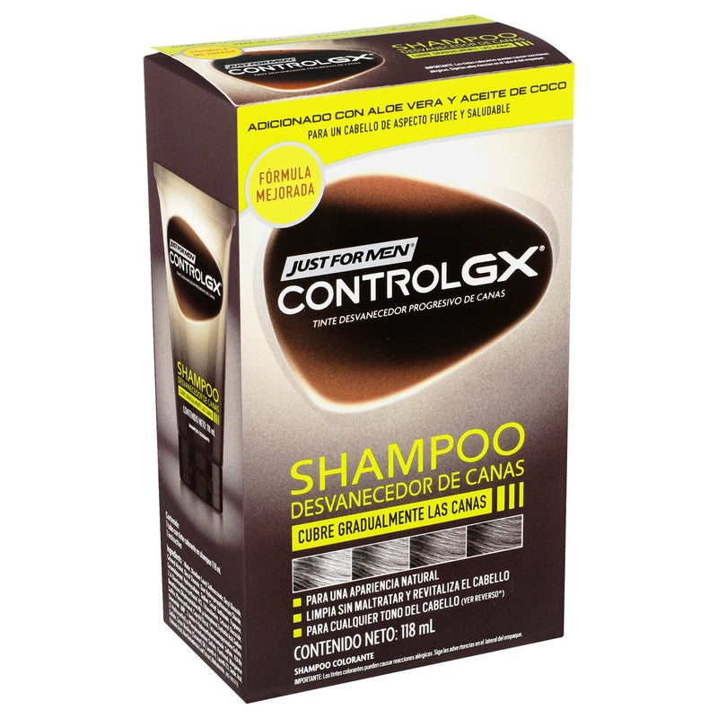 Shampoo Tin Just For Men Controlgx 118 Ml 7501080130098 2