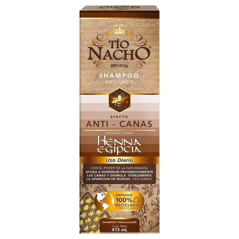 Shampoo Tio Nacho Anti Caí­da Henna Egipcia 415 Ml
