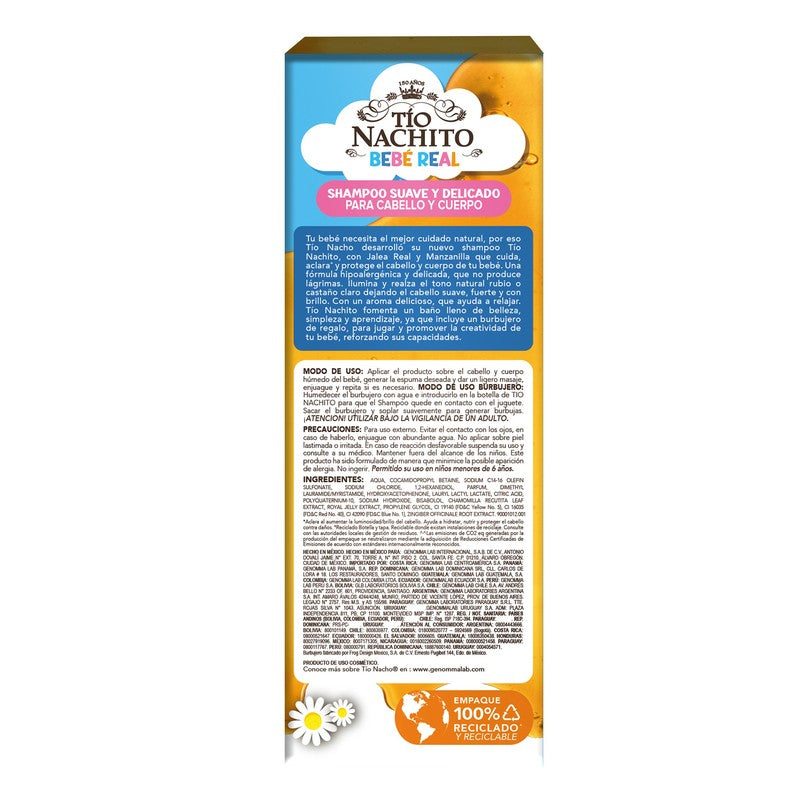 Shampoo Tio Nacho Bebécito Jalea Real 400 Ml 650240069055 2