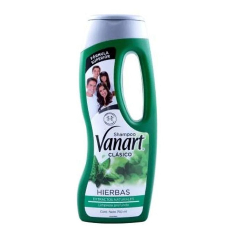 Shampoo Vanart Clasico Hierbas 750 Ml