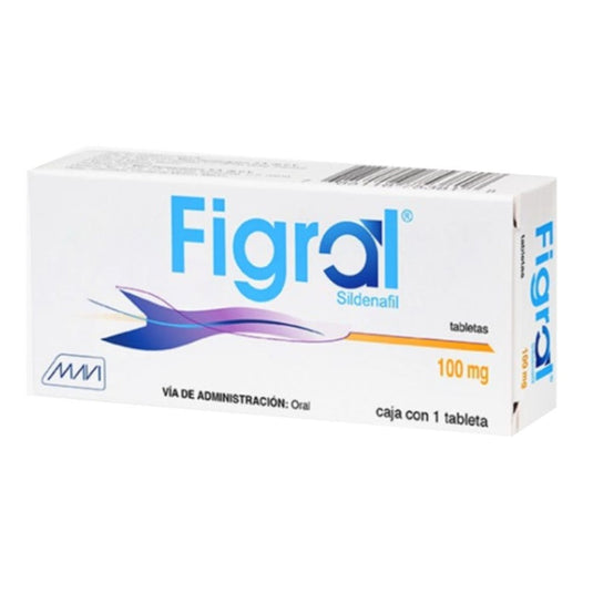 Sildenafil 100 Mg Con 1 Tabletas Figral