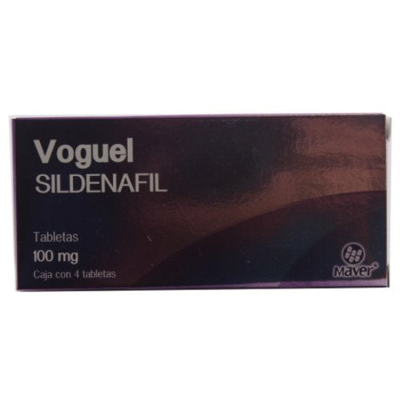 Sildenafil 100 Mg Con 4 Tabletas Voguel