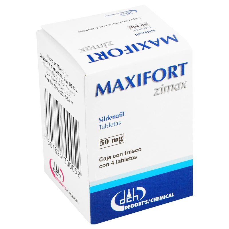Sildenafil 50 Mg Con 4 Tabletas Maxifort 7501825300052 perfil 4