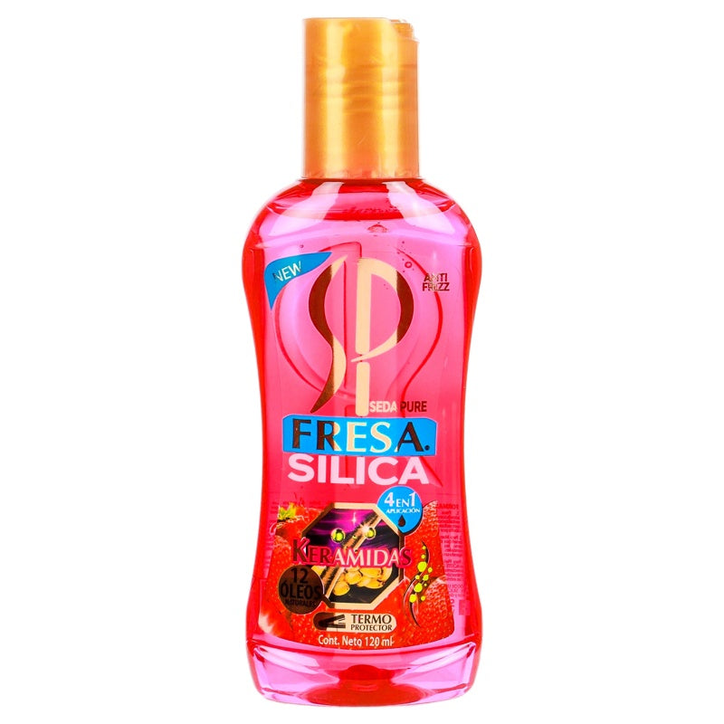 Silica Seda Pure 3 En 1 Fresa 120 Ml