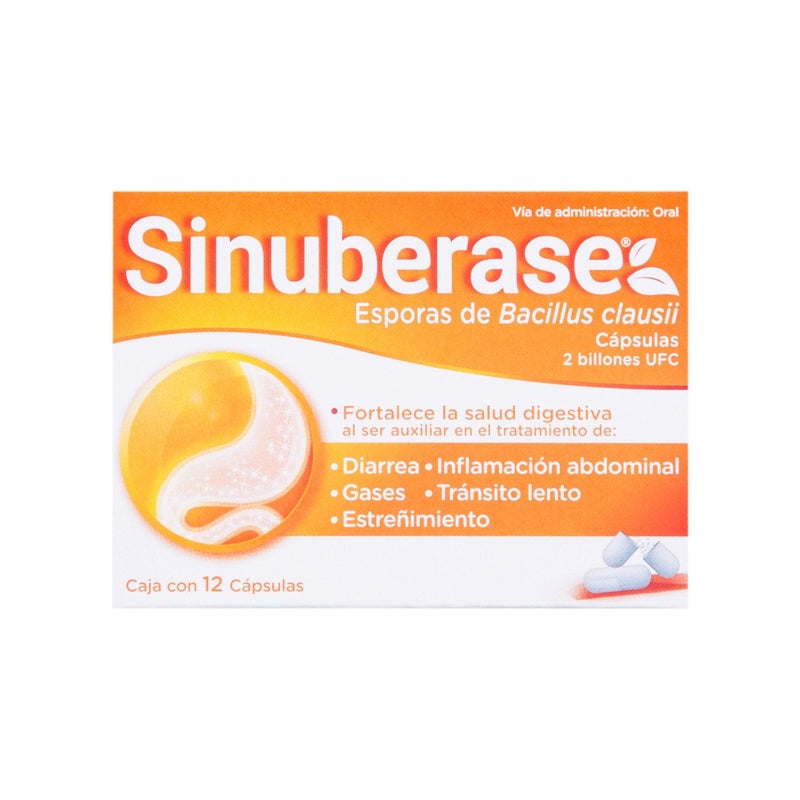Sinuberase 2 Billones Ufc 12 Capsulas