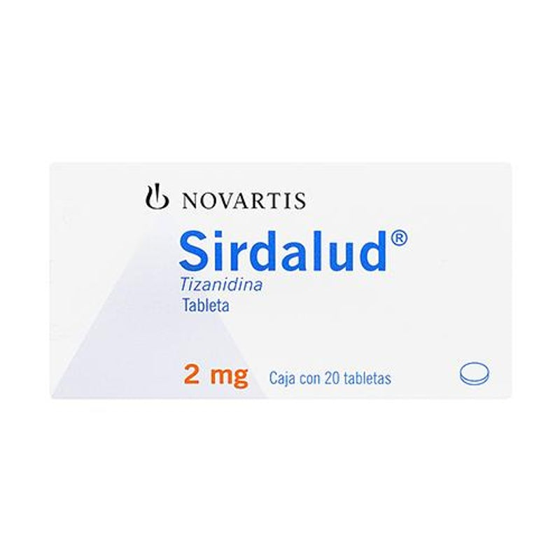 Sirdalud 2 Mg 20Comprimidos 0299
