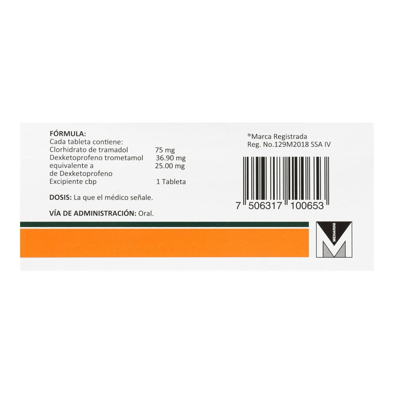 Skudexa 75 / 25 Mg Con 10 Tabletas