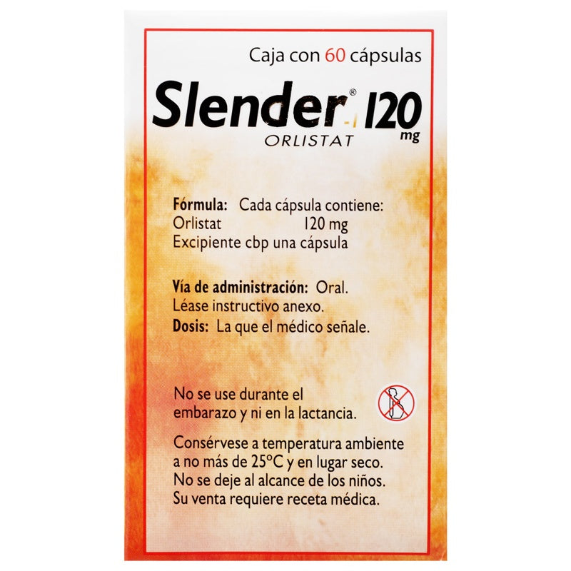 Slender 1 120 Mg Con 60 Capsulas