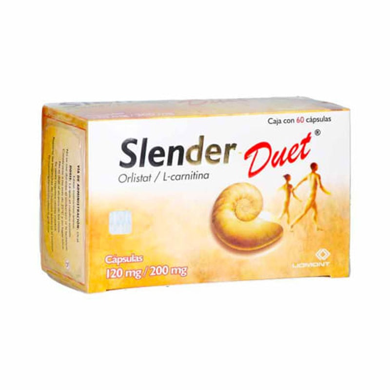 Slender Duet 120 / 200 Mg Con 60 Capsulas 7501299309520