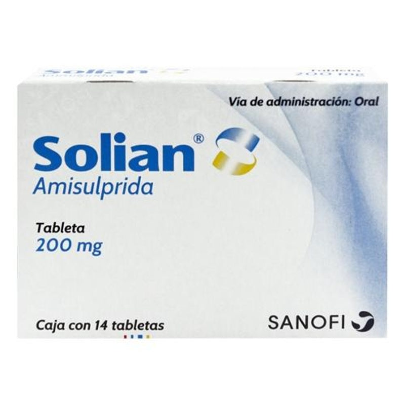 Solian 200 Mg Con 14 Tabletas