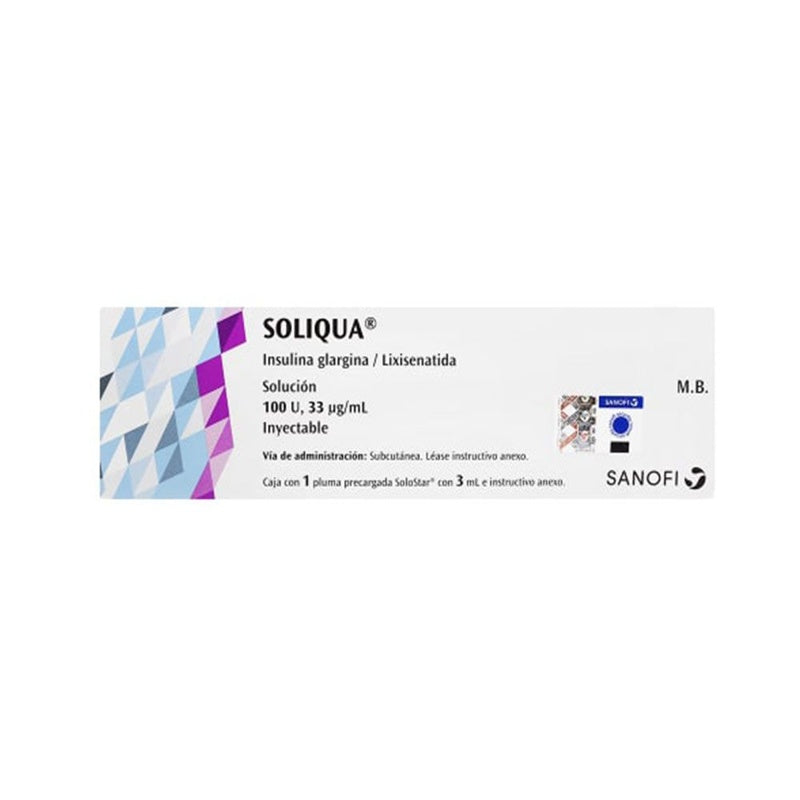 Soliqua 100Ui / 33Mcg / Ml 3 Ml Flexpen Cart