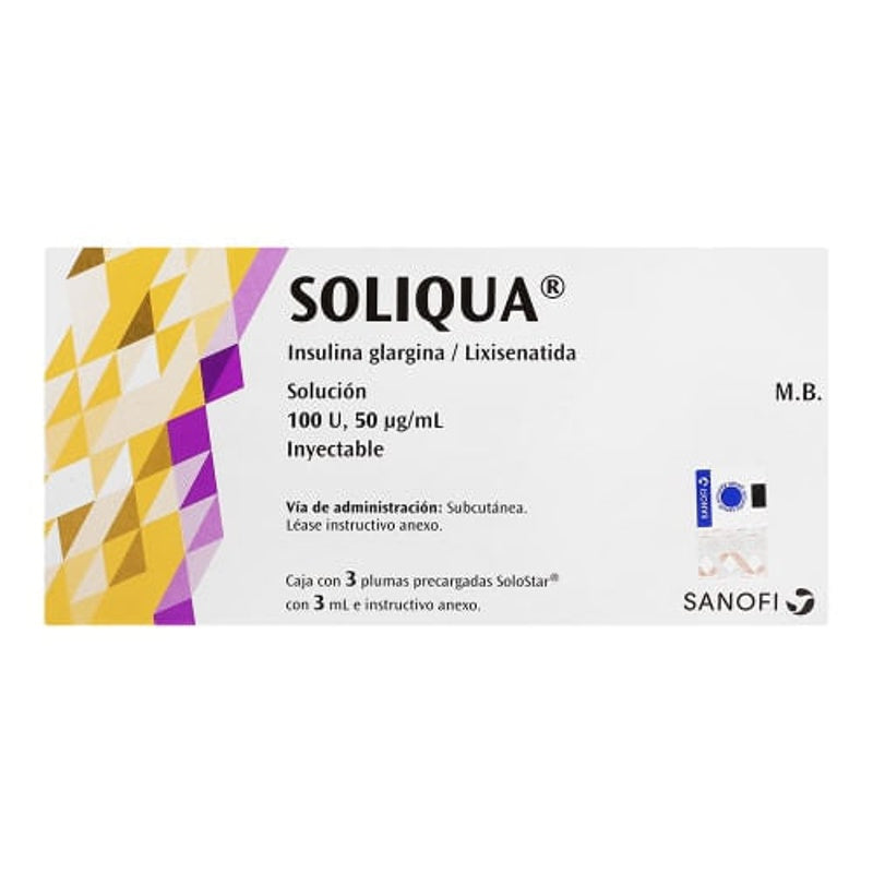 Soliqua 100Ui / 50Mcg / Ml 3 Mlx3 Flexpen Cart