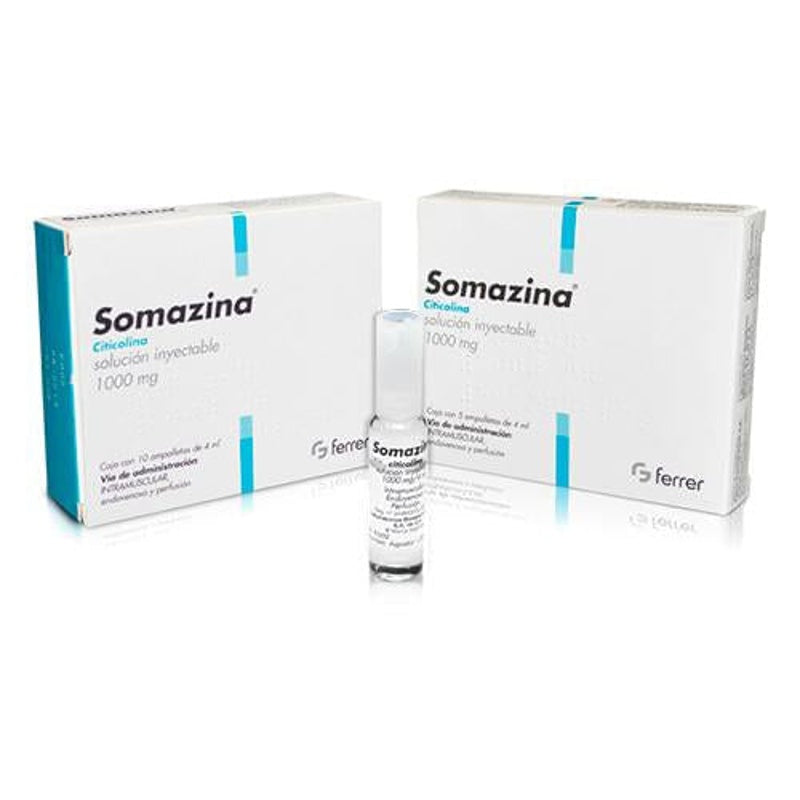 Somazina 1000 Mg / 4 Ml 4 Ml 10 Ampolletas