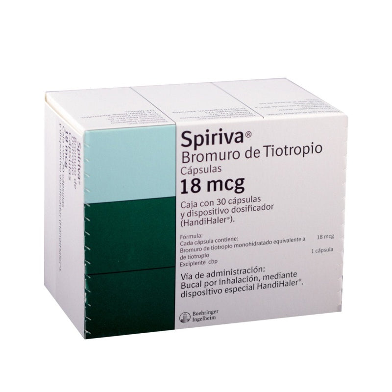Spiriva 18Mcg 30 Capsulas Polvo Inh Dispositvo