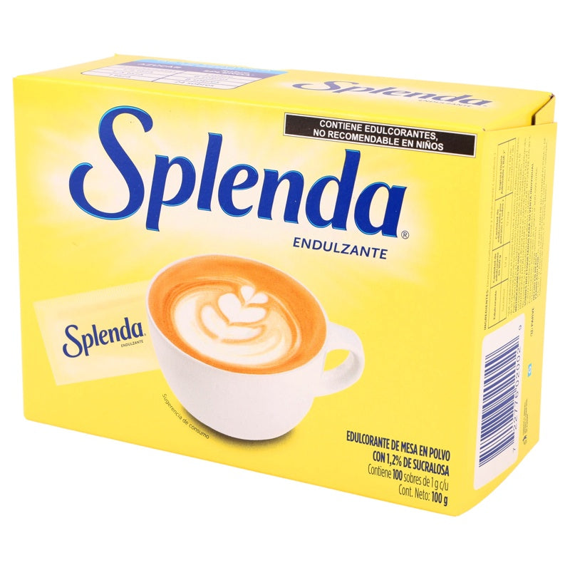 Splenda 100 Sobres Suplemento Alimenticio perfil 4