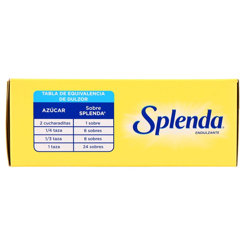 Splenda 100 Sobres Suplemento Alimenticio perfil 6
