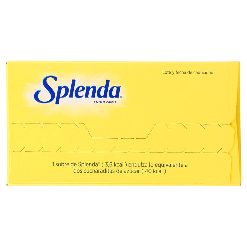 Splenda 100 Sobres Suplemento Alimenticio perfil 8