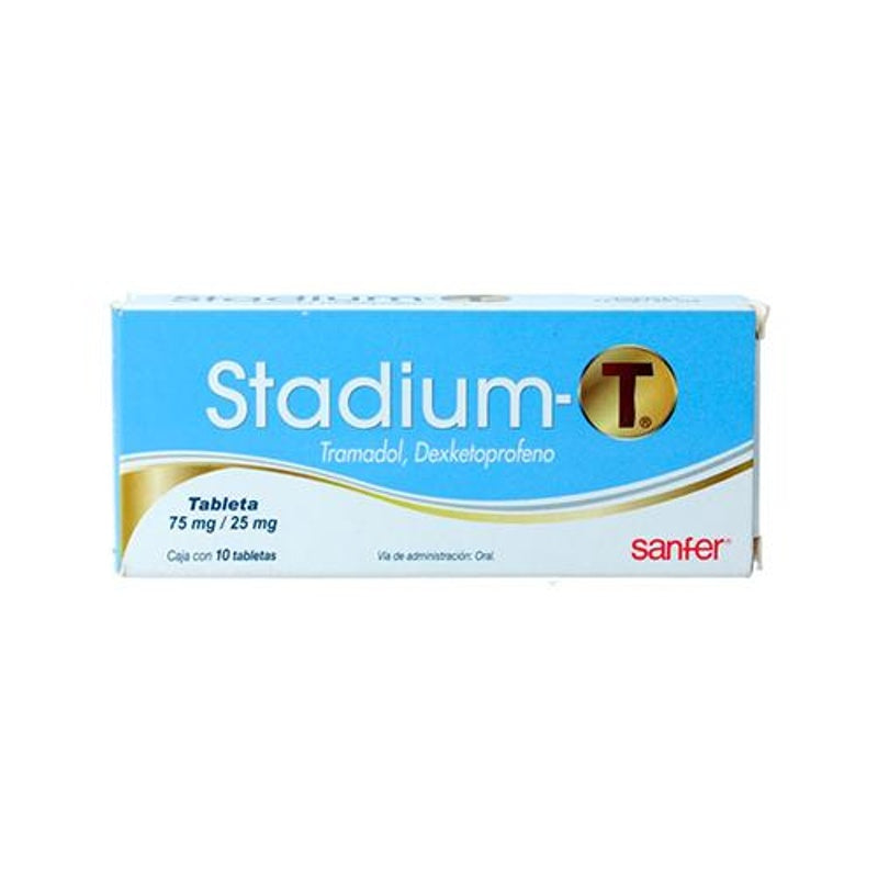 Stadium T 75 / 25 Mg Con 10 Tabletas