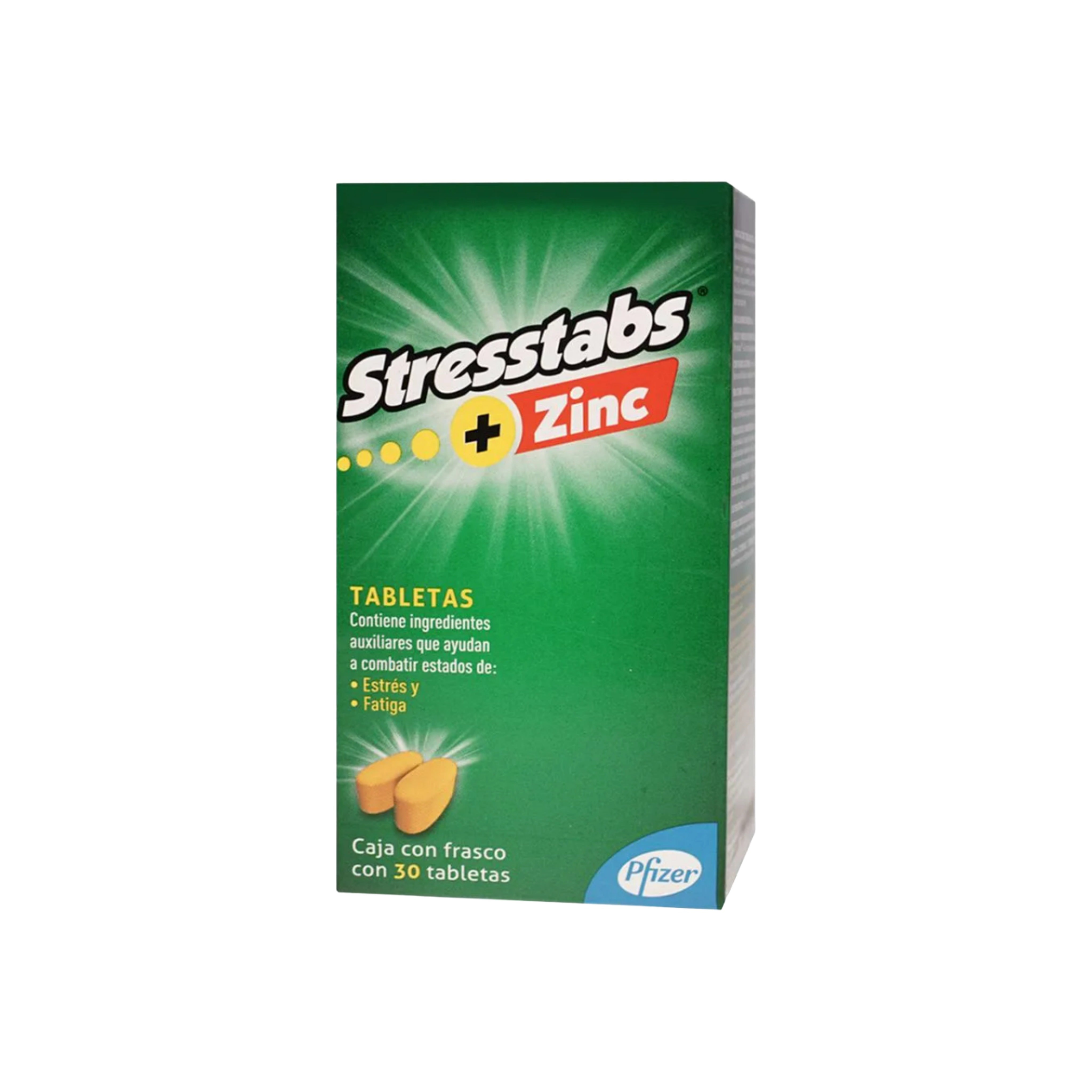 Stresstabs 600 Zinc 30 Tabletas Suplemento Alimenticio 5992 7501065095992