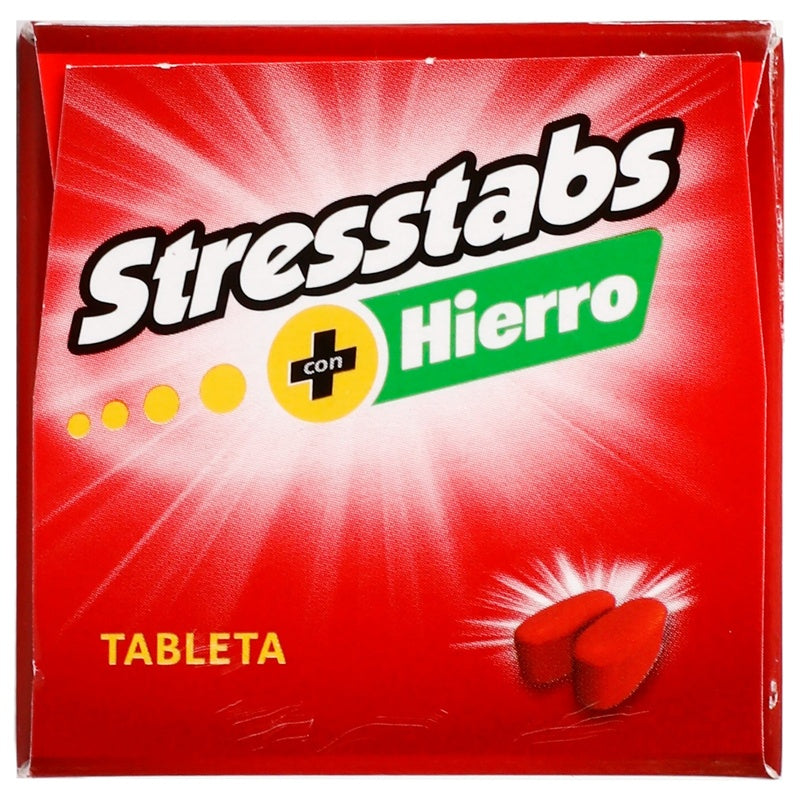 Stresstabs 600 Hierro 30 Tabletas Suplemento Alimenticio 5222