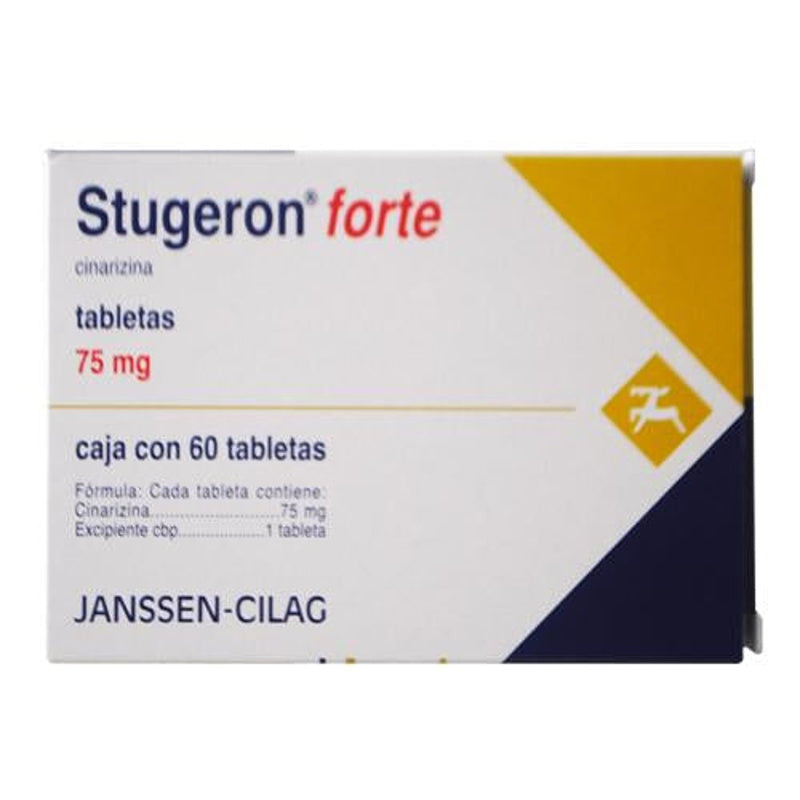 Stugeron Forte 75 Mg Con 60 Tabletas