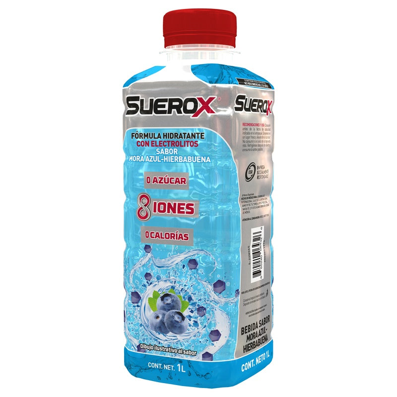 Suerox 8 Iones Mora Azul-Hierba 1 Lt 650240064326