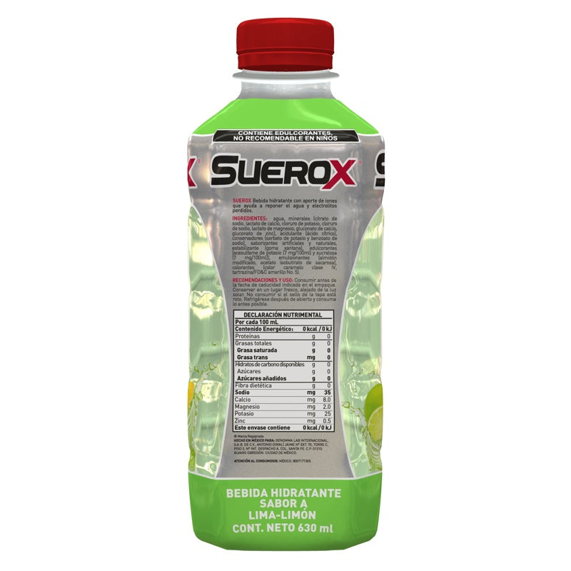 Suerox Lima-Limon 630 Ml Solución