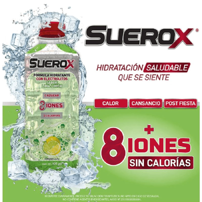 Suerox Lima-Limon 630 Ml Solución
