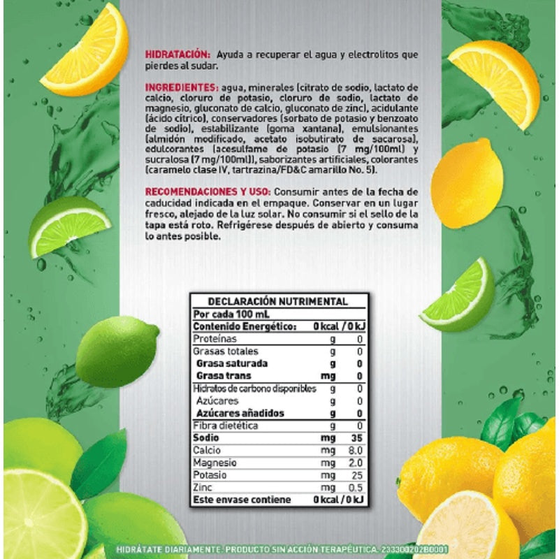 Suerox Lima-Limon 630 Ml Solución