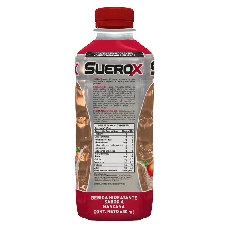 Suerox Manzana 630 Ml Solución