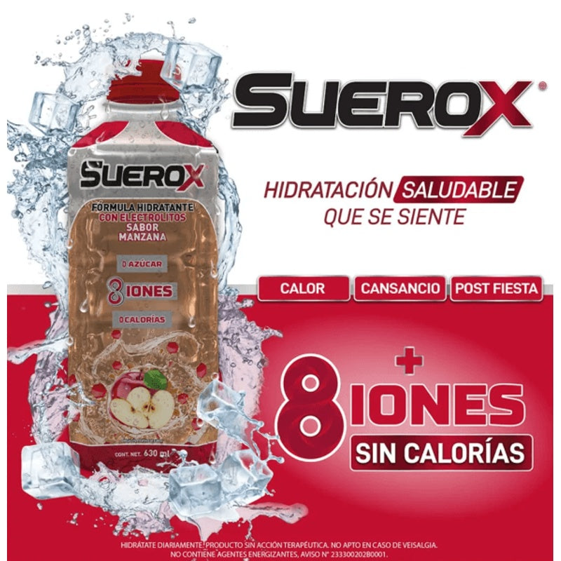 Suerox Manzana 630 Ml Solución