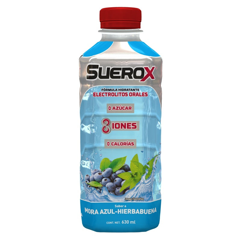 Suerox Mora Azul-Hierbabuena 630 Ml Solución