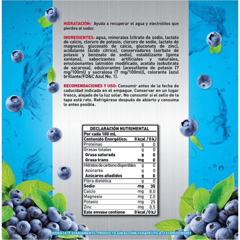 Suerox Mora Azul-Hierbabuena 630 Ml Solución