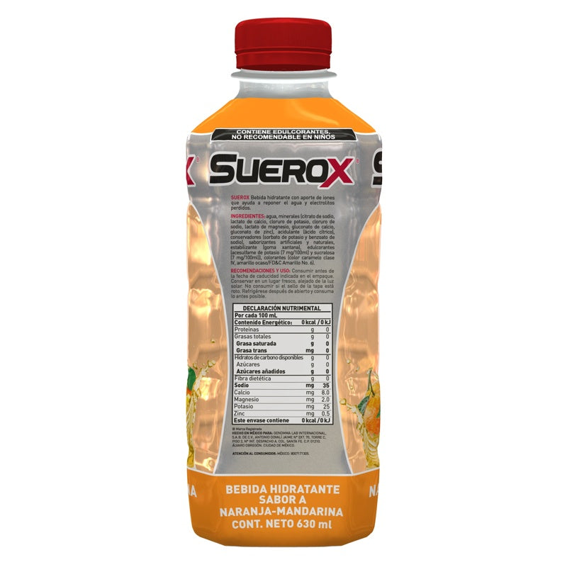 Suerox Naranja-Mandarina 630 Ml Solución