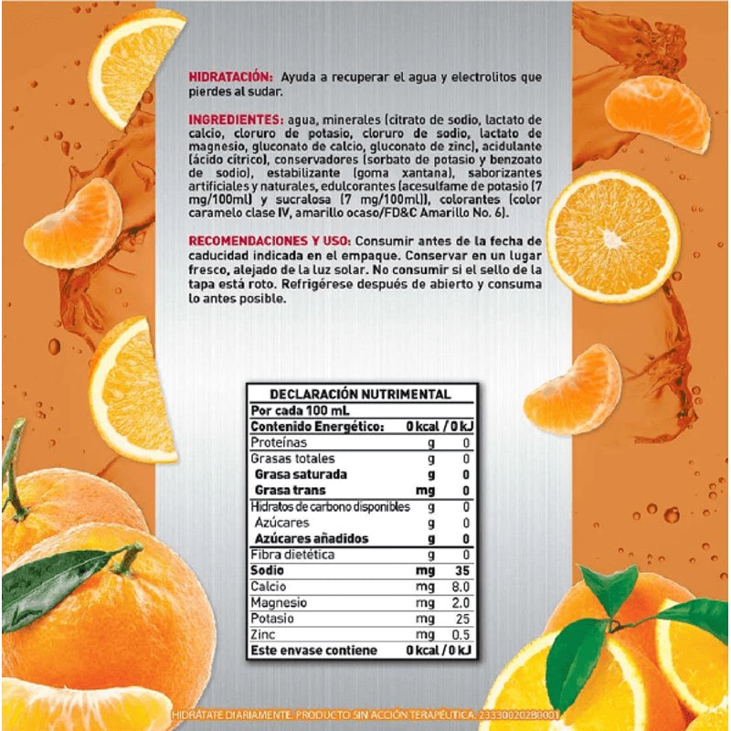 Suerox Naranja-Mandarina 630 Ml Solución