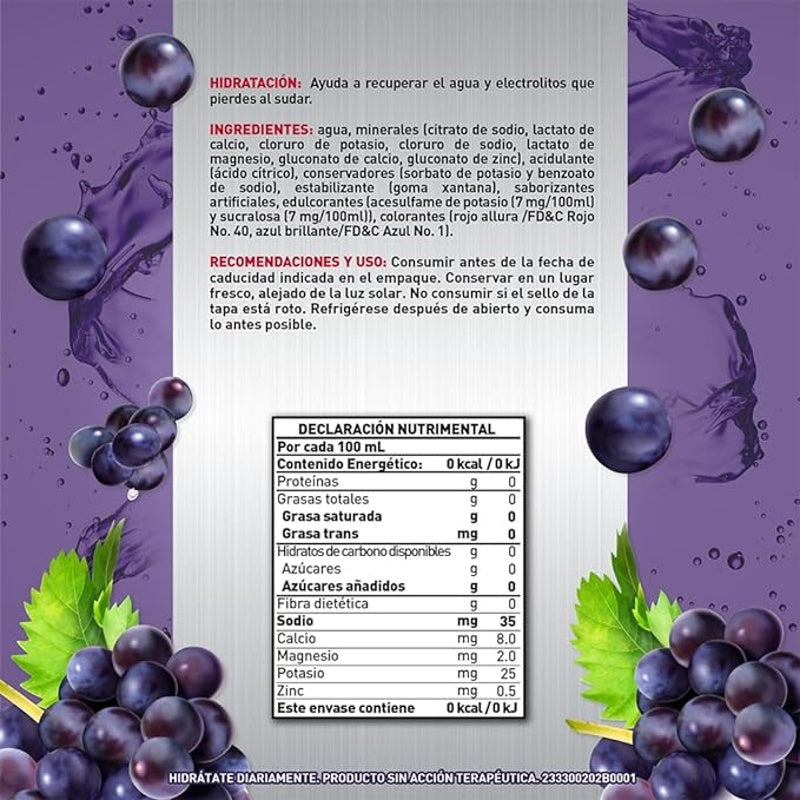 Suerox Uva 630 Ml Solución