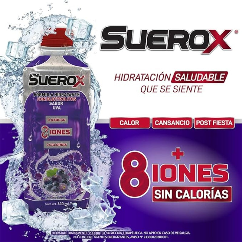Suerox Uva 630 Ml Solución