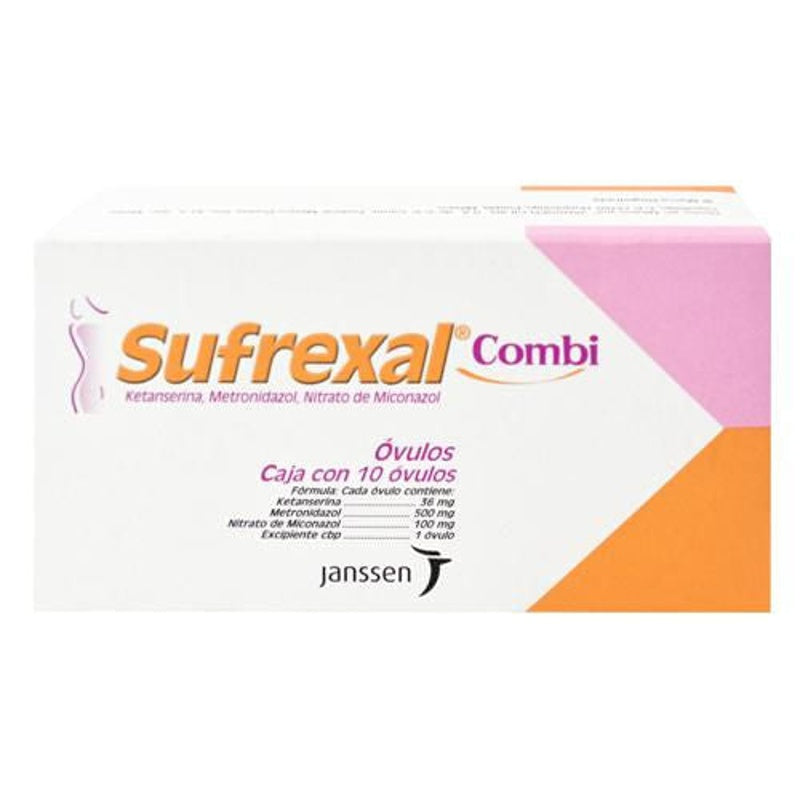 Sufrexal Combi 36 / 500 / 100 Mg Con 10 Óvulos Vag
