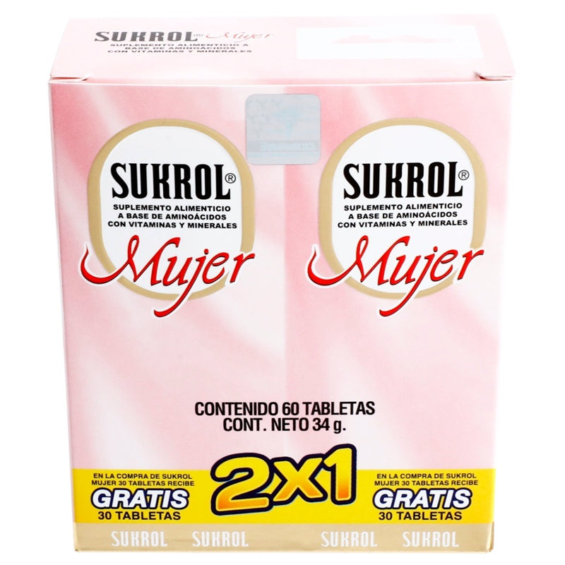 Sukrol Mujer 30 Tabletas Duopack