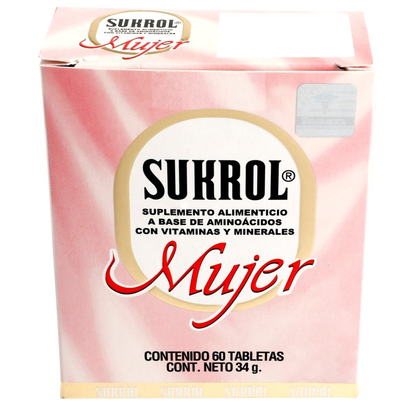 Sukrol Mujer 60 Tabletas Suplemento Alimenticio