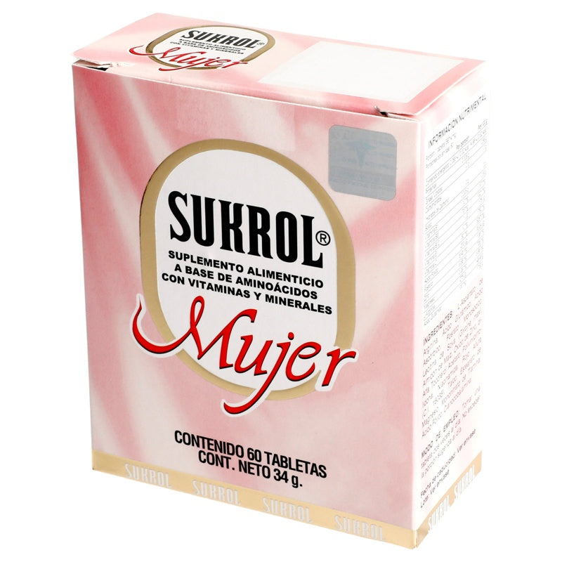 Sukrol Mujer 60 Tabletas Suplemento Alimenticio