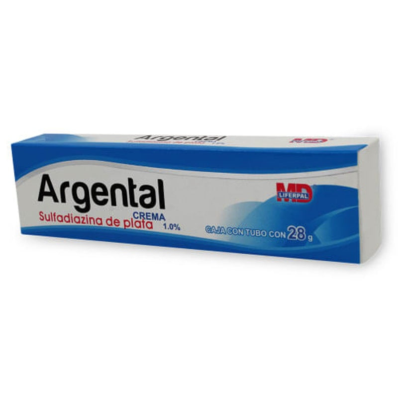Sulfadiazina De Plata 28 Gr Crema Tópica Argental