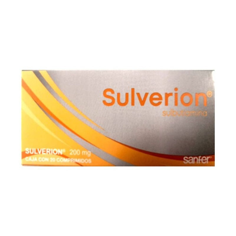 Sulverion 200 Mg 20Comprimidos