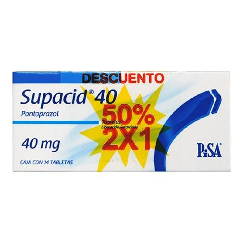 Supacid 40 Mg Con 14 Tabletas