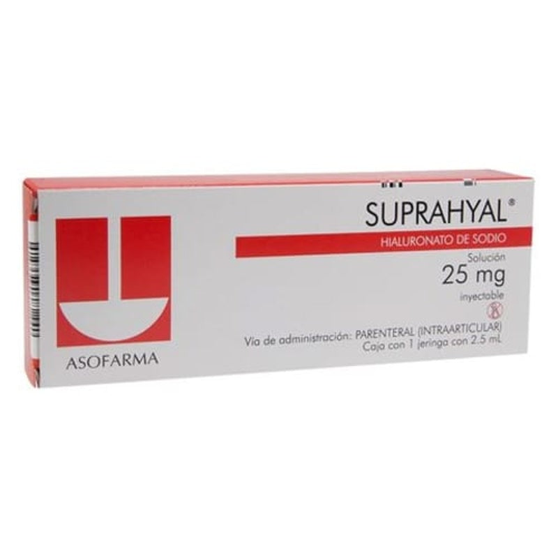 Suprahyal 25 Mg / 2.5 Ml 2.5 Ml Ampolletas