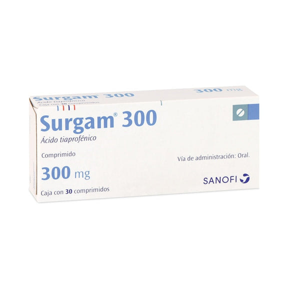 Surgam 300 Mg Con 30 Comprimidos