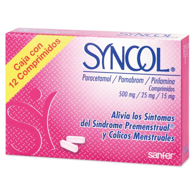 Syncol 500 / 25 / 15 Mg Con 12 Comprimidos