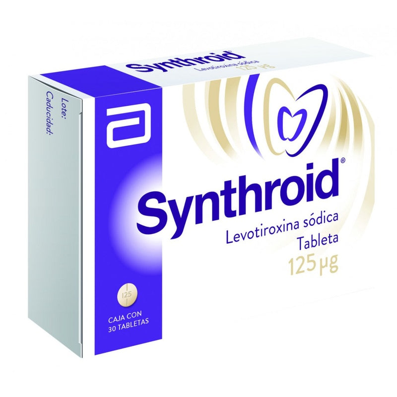Synthriod 125Msg 30 Tabletas